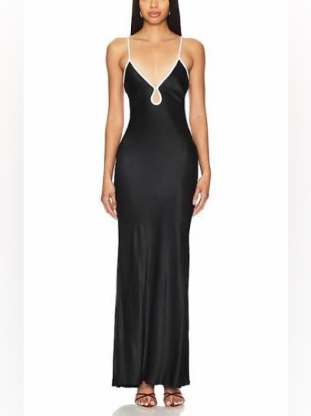 Bec + bridge cedar city maxi in black + ivory